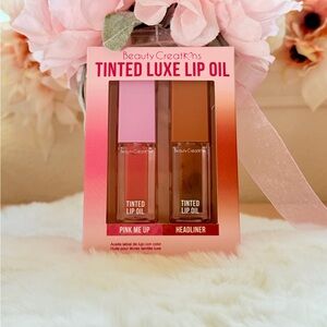 Beauty Creations Tinted Luxe Lip Oil - Pink Me Up & Headliner